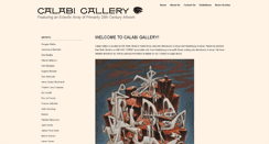 Desktop Screenshot of calabigallery.com